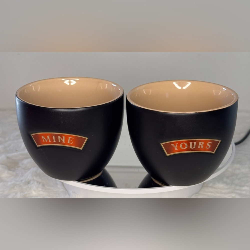 Baileys Irish Cream "Yours" & “Mine” 2 cup set, 8oz each